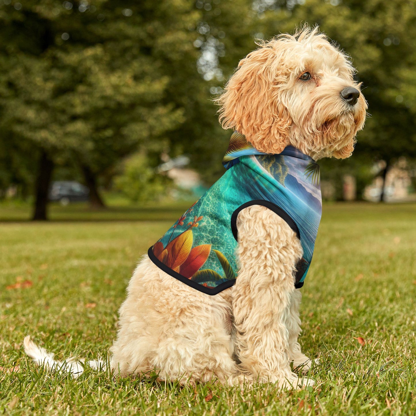 Tropical Dream Oasis Pet Hoodie π΄