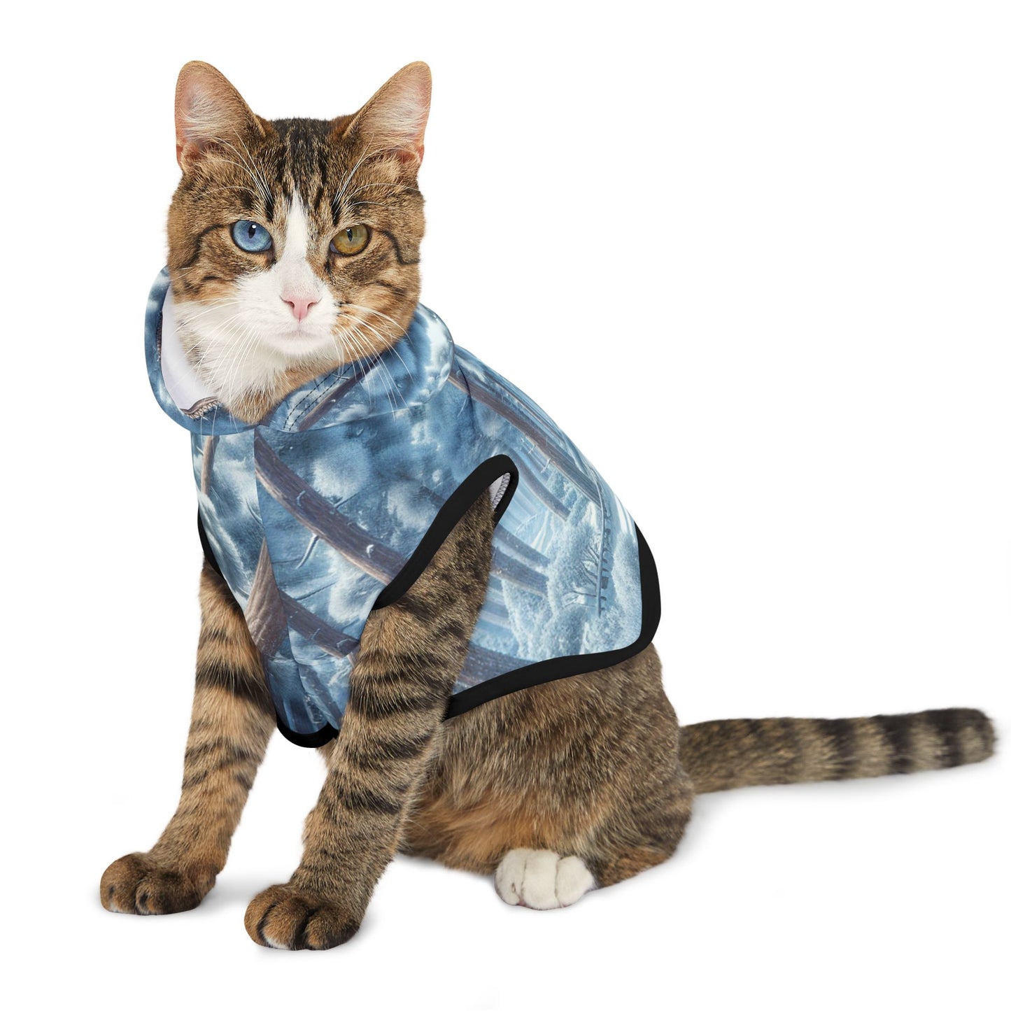 Snowy Forest Pet Hoodie βοΈπ²
