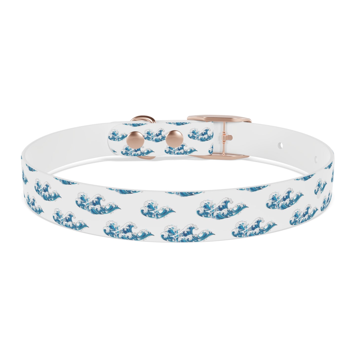 Wave Pattern Dog Collar π