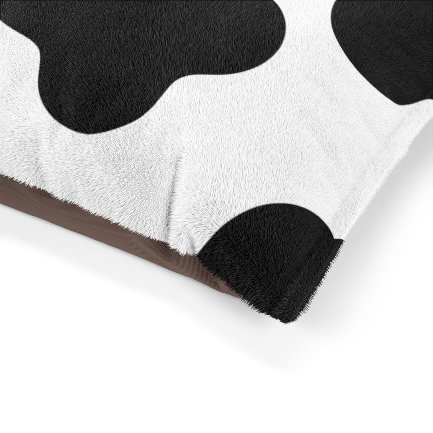 Cow Print Plush Pet Bed ๐