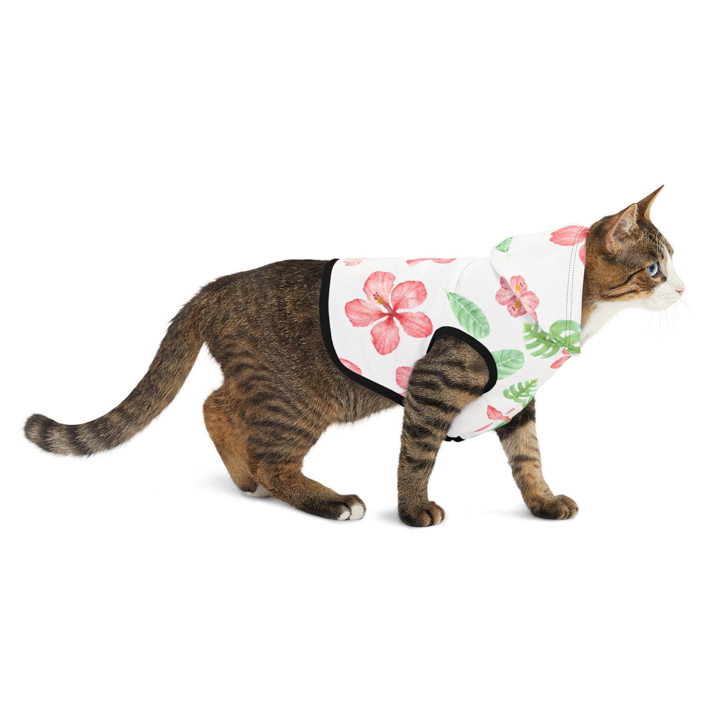 Tropical Floral Pet Hoodie ๐บ