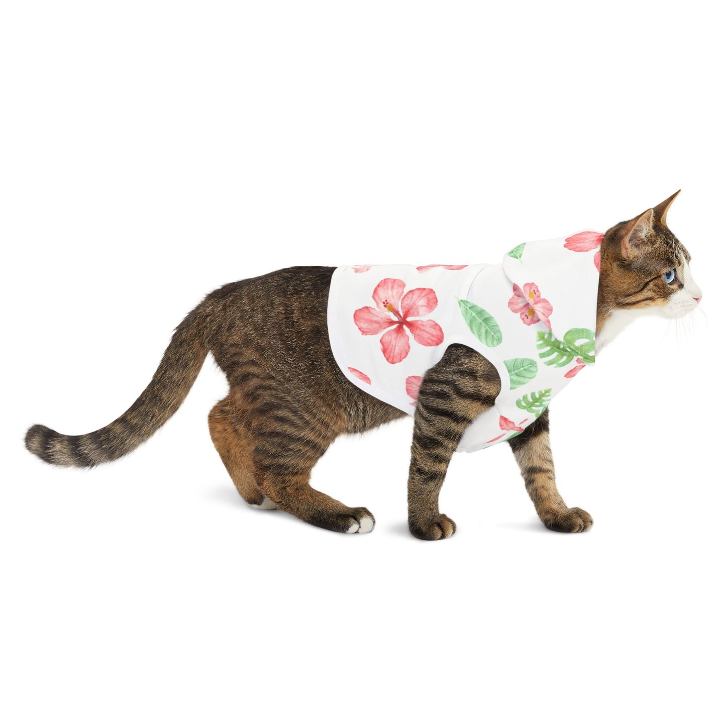 Tropical Floral Pet Hoodie ๐บ