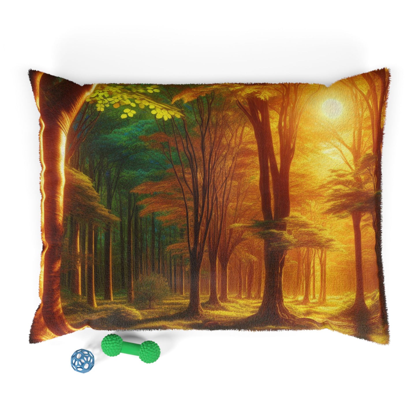 Tranquil Forest Pet Bed 🌲