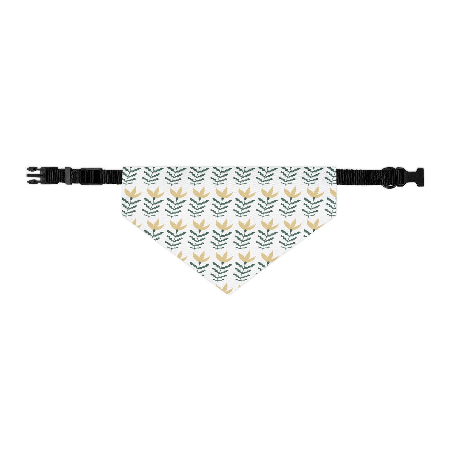 Gold and Vine Pet Bandana Collar π