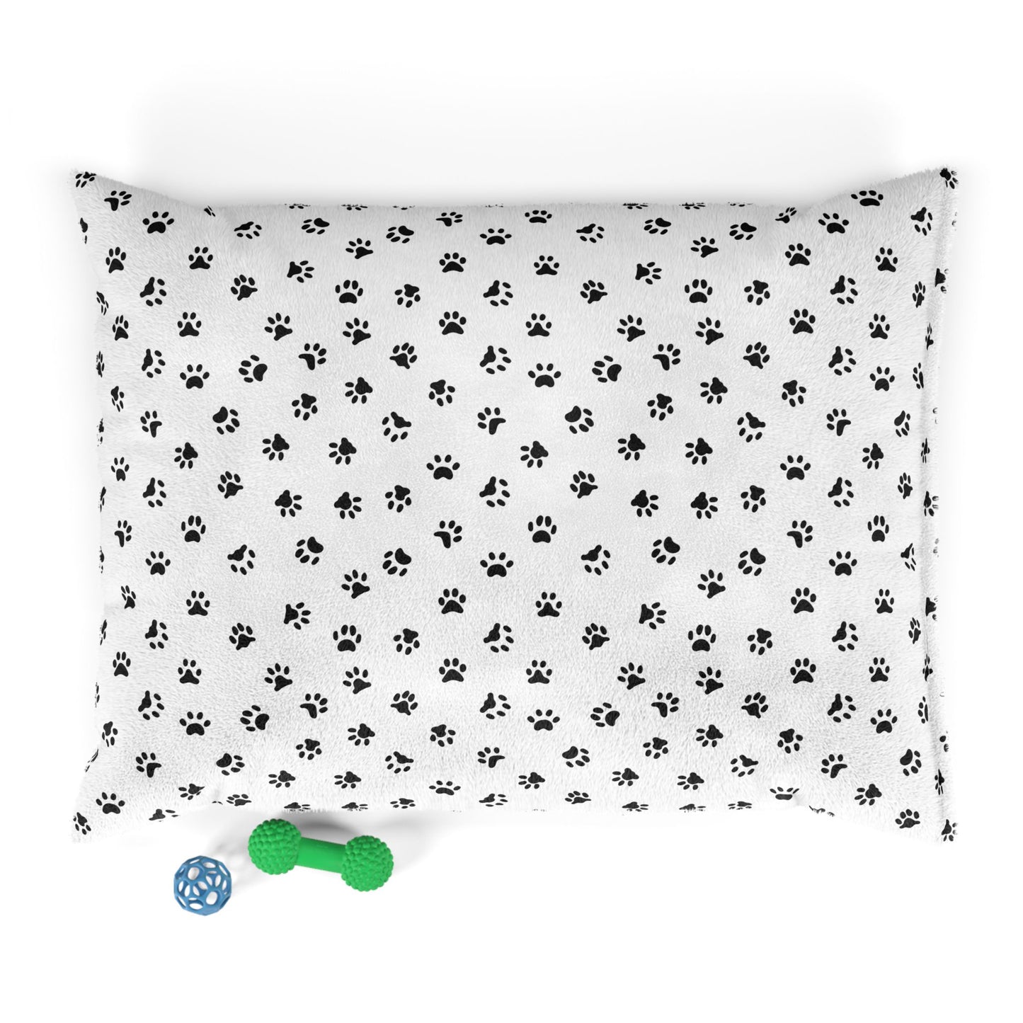 Pawfectly Plush Paw Print Pet Bed ๐พ