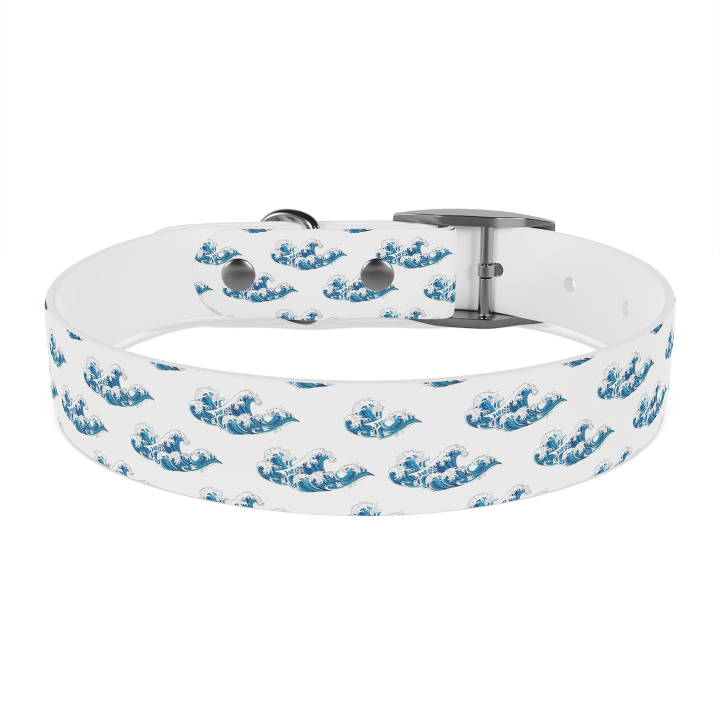 Wave Pattern Dog Collar π
