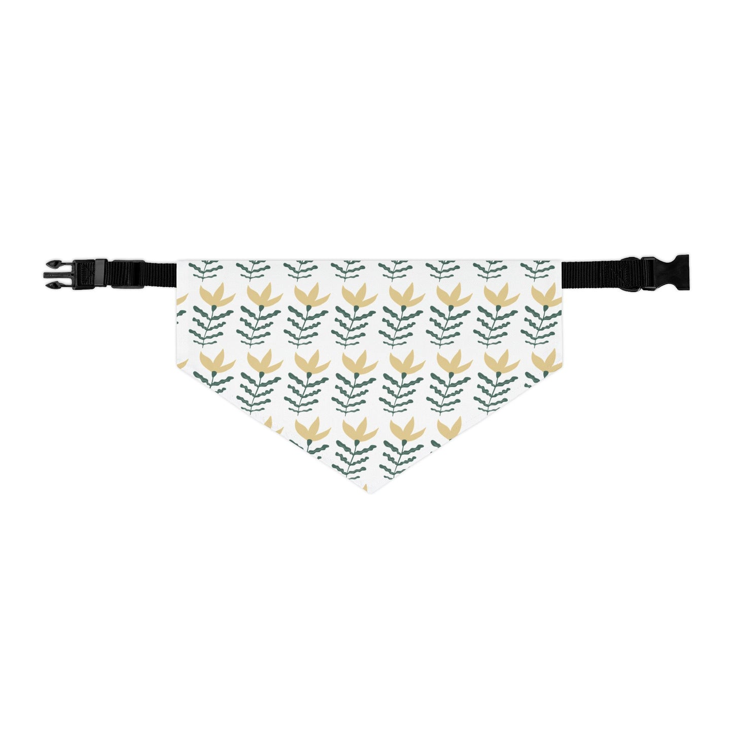 Gold and Vine Pet Bandana Collar π