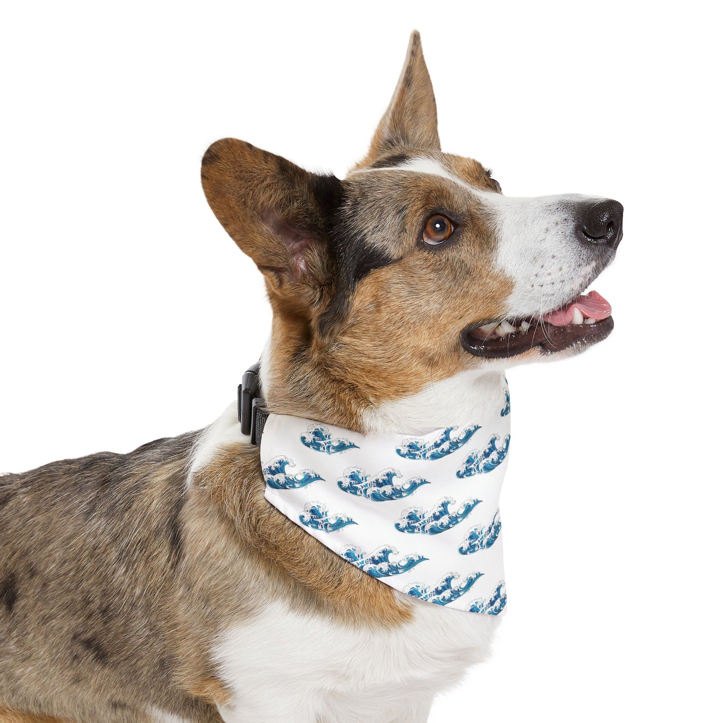 Ocean Wave Pet Bandana Collar ๐
