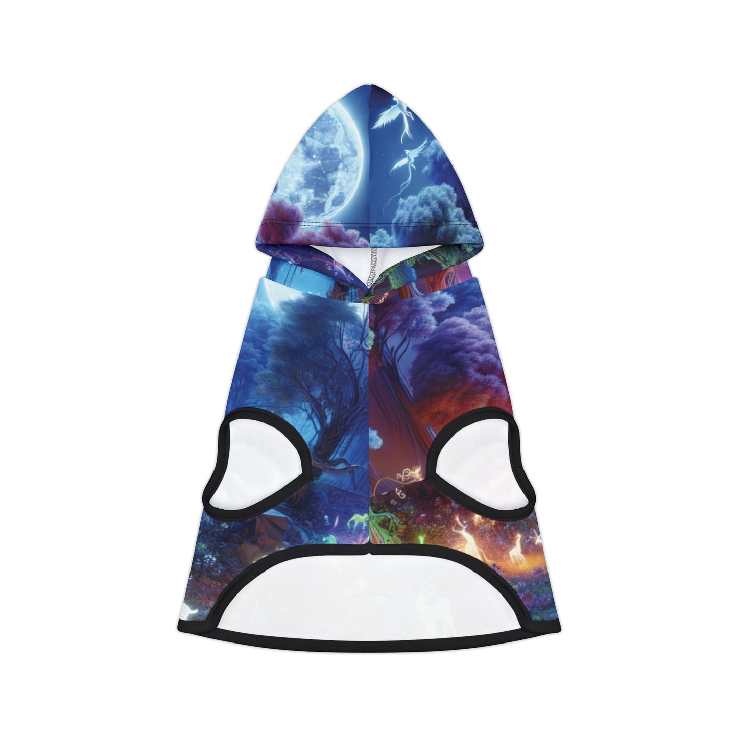 Mystical Moonlit Forest Pet Hoodie π