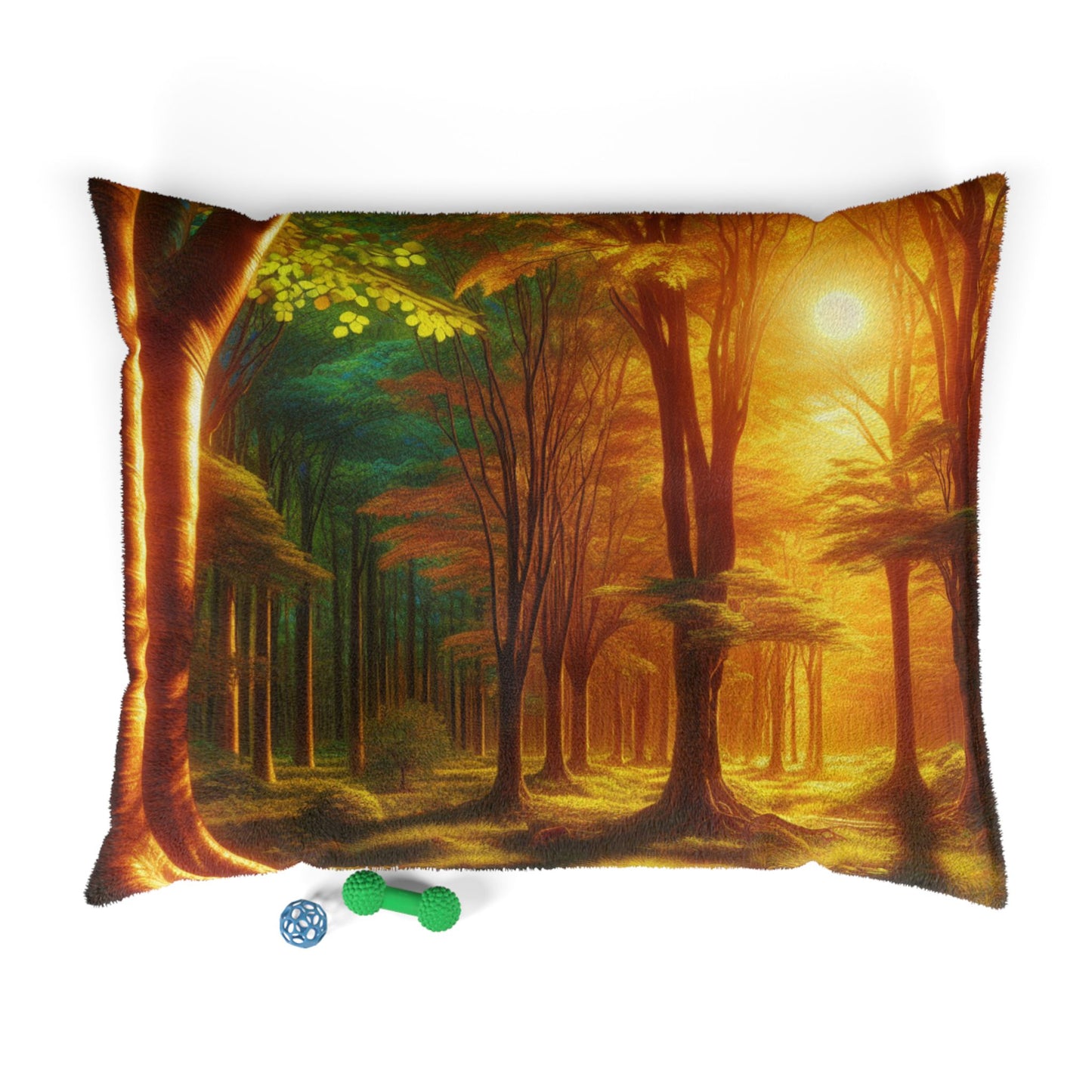 Tranquil Forest Pet Bed 🌲