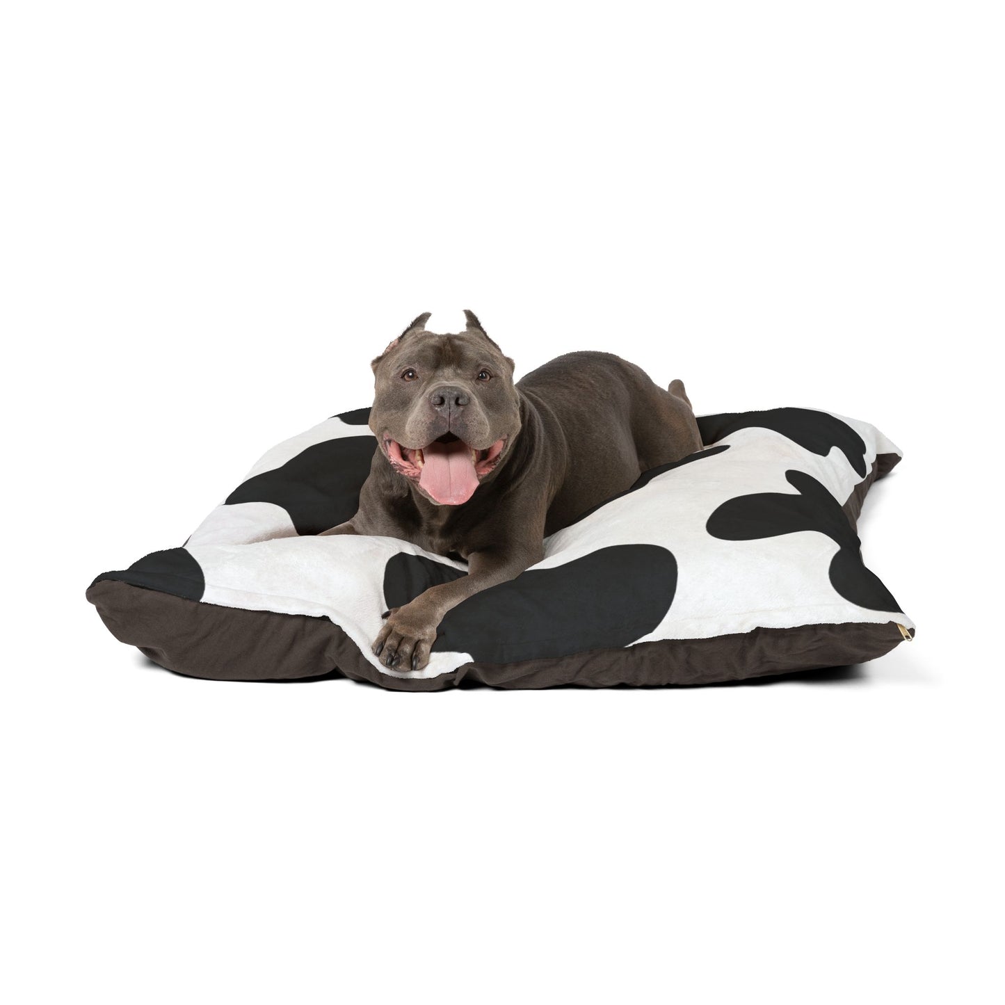 Cow Print Plush Pet Bed ๐