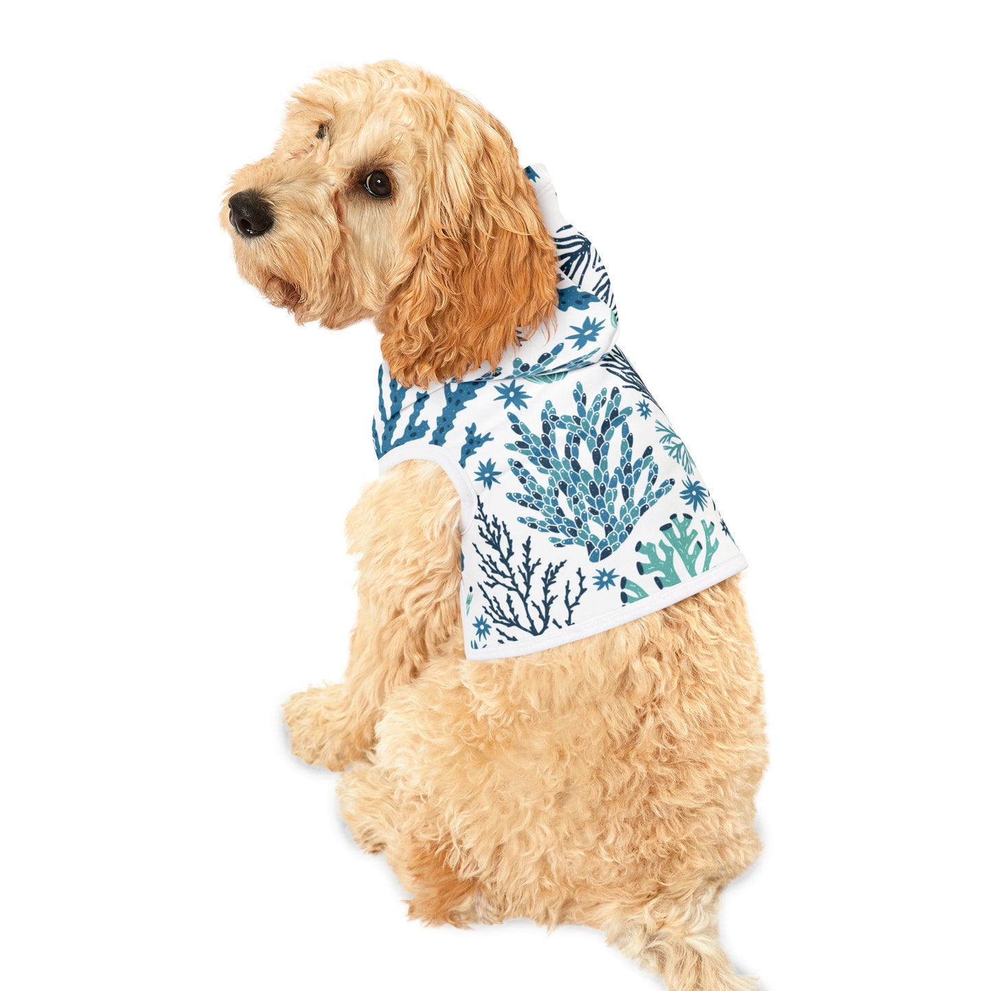 Coral Reef Pet Hoodie ๐