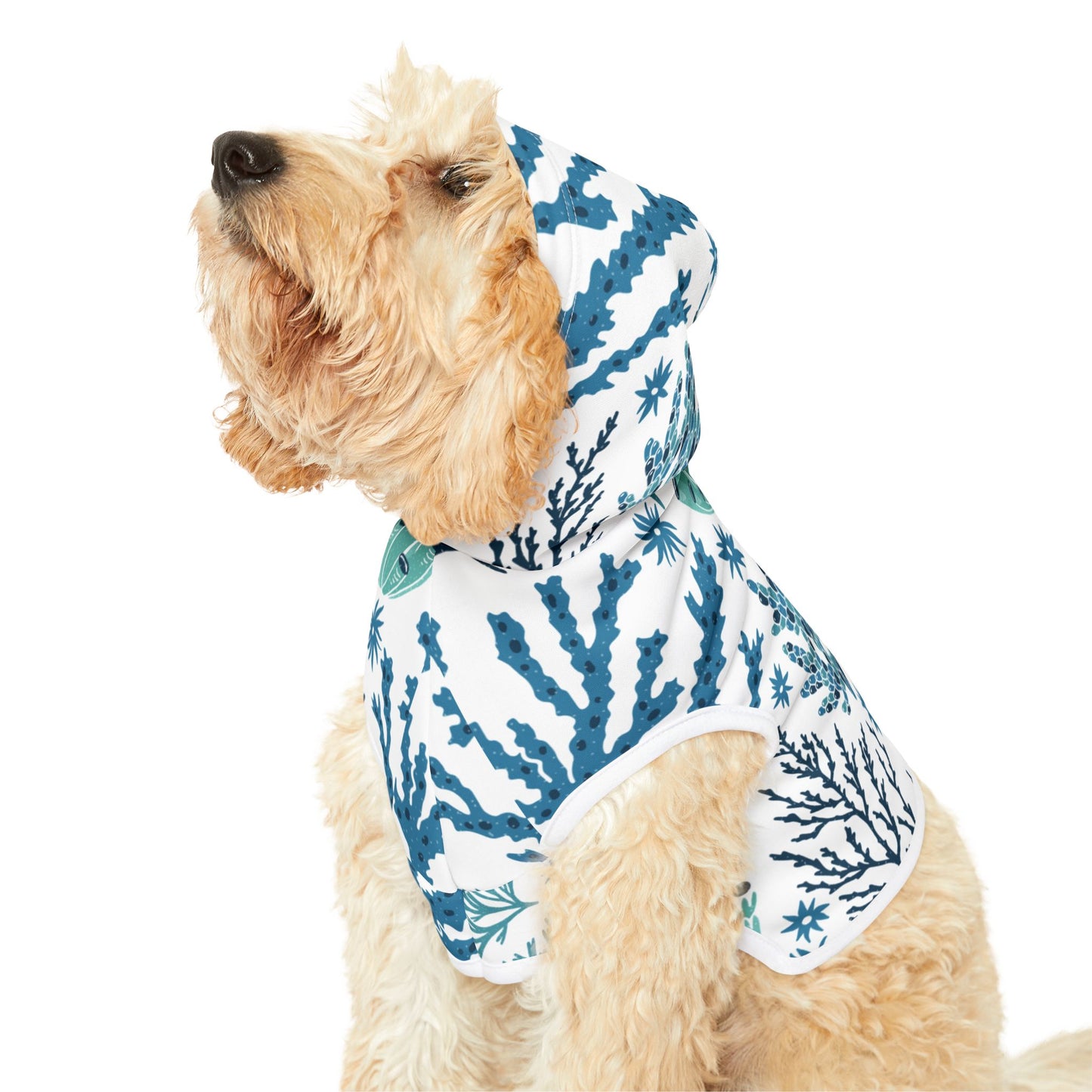 Coral Reef Pet Hoodie ๐