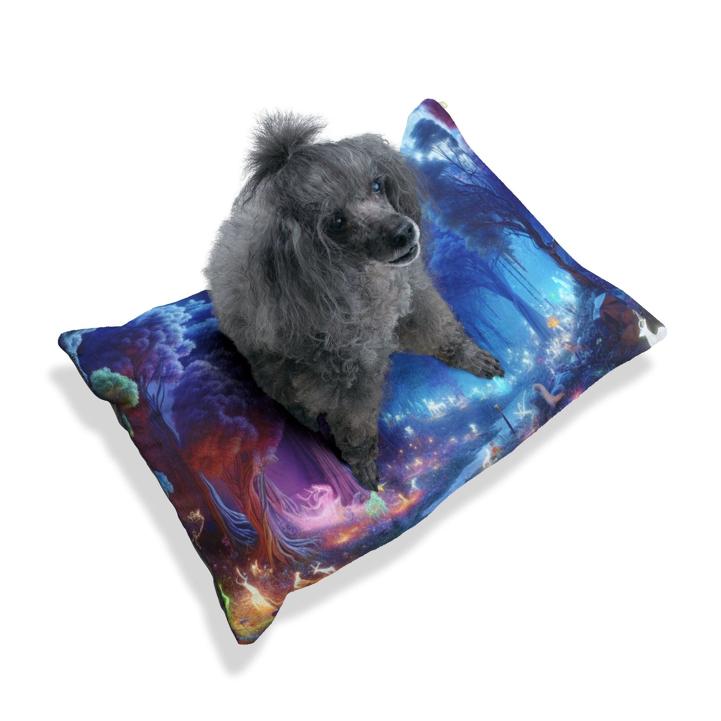 Mystical Moonlight Forest Pet Bed ๐