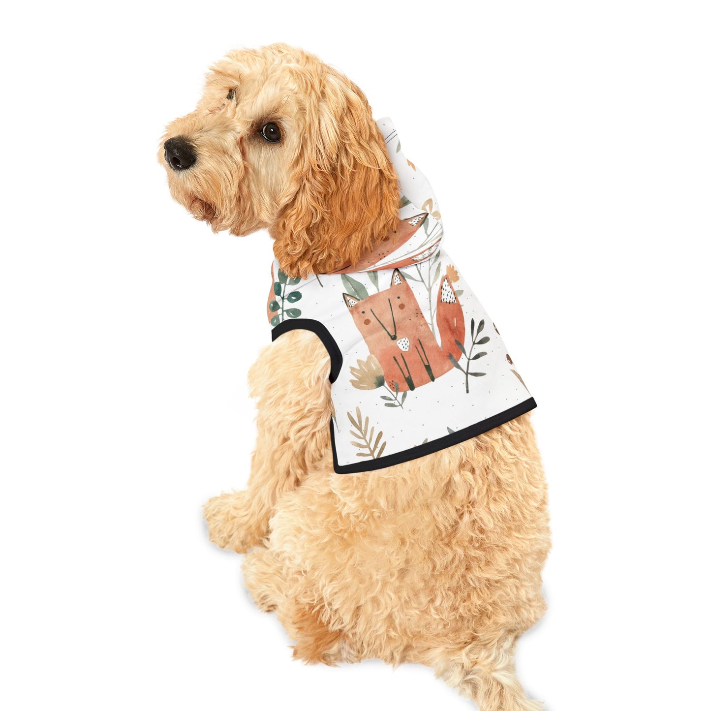 Fox Pattern Pet Hoodie π¦