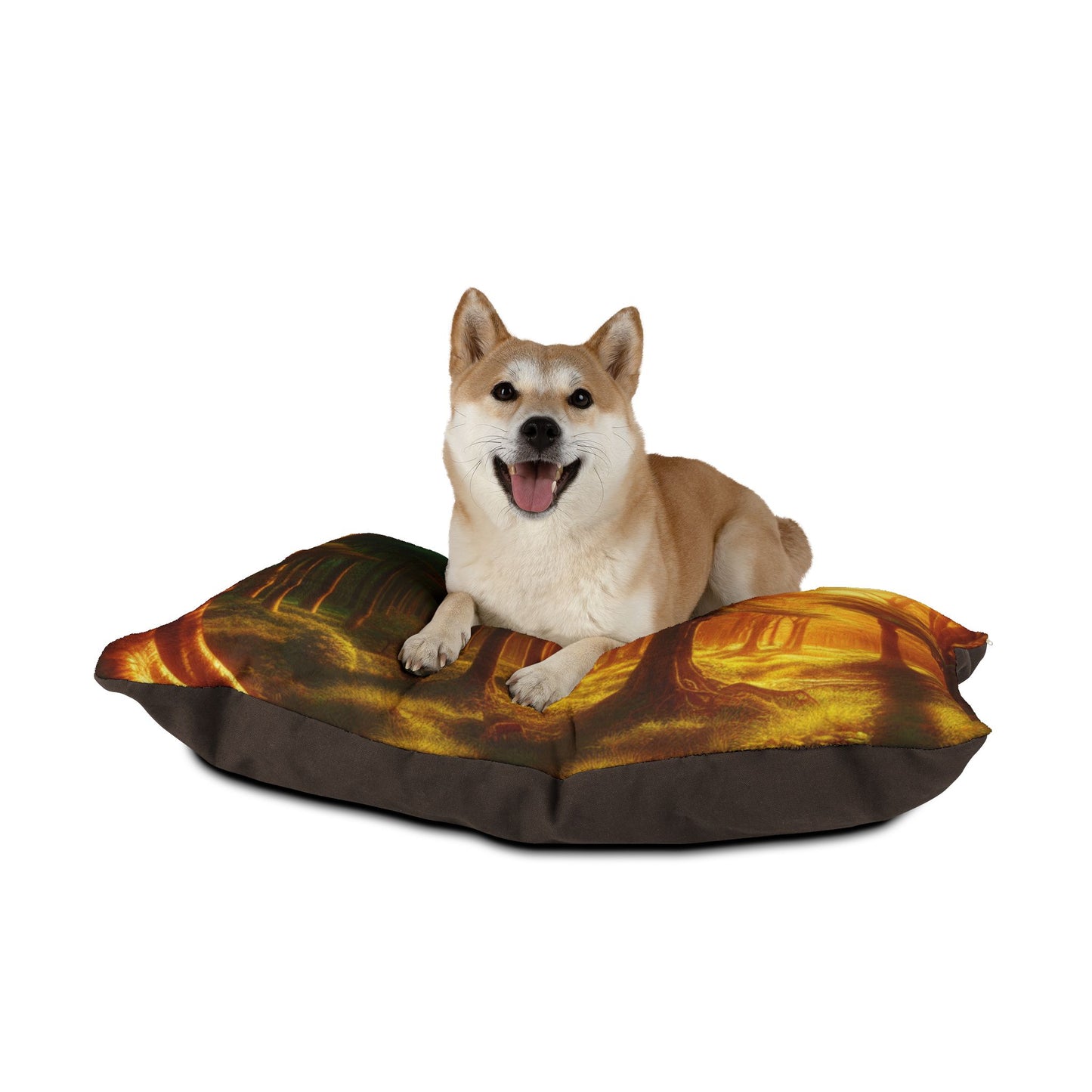 Tranquil Forest Pet Bed 🌲