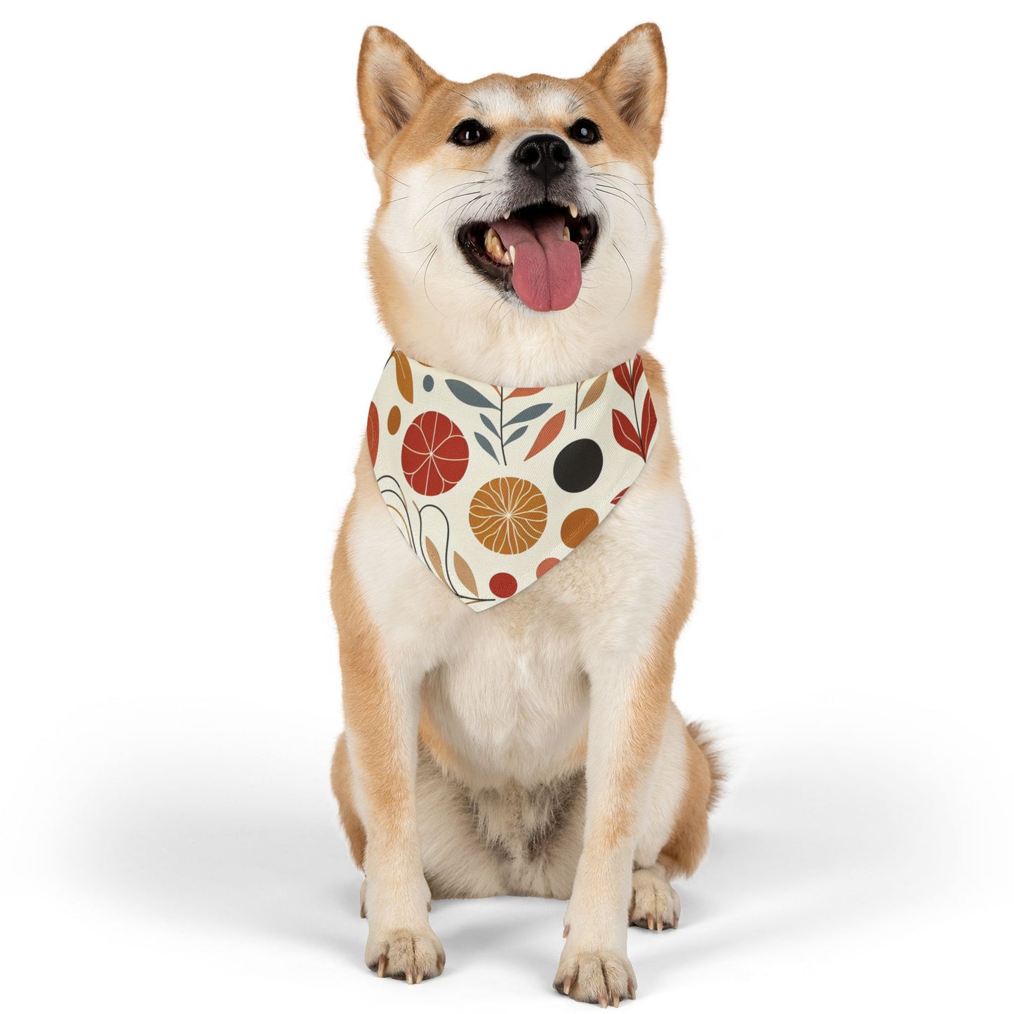 Floral Leaf Pet Bandana Collar ๐๐ธ