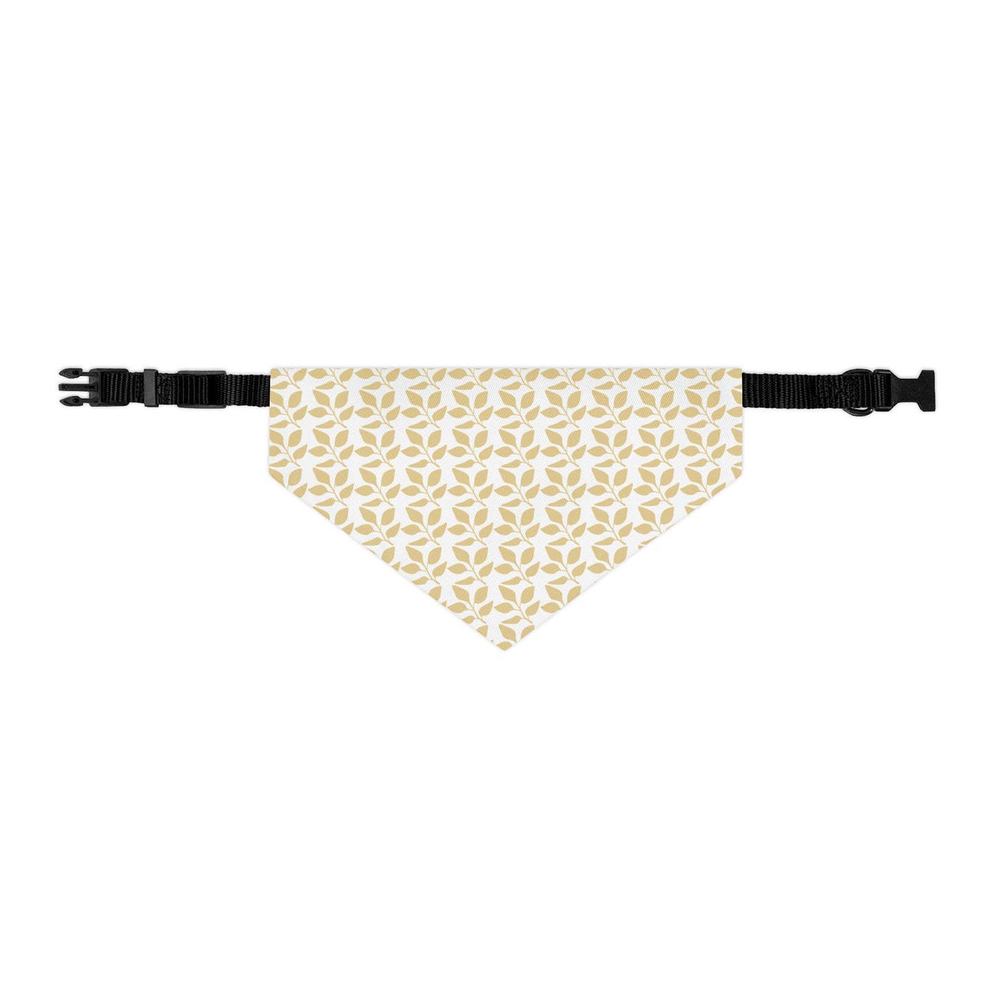 Golden Branch Pet Bandana Collar 🌿✨