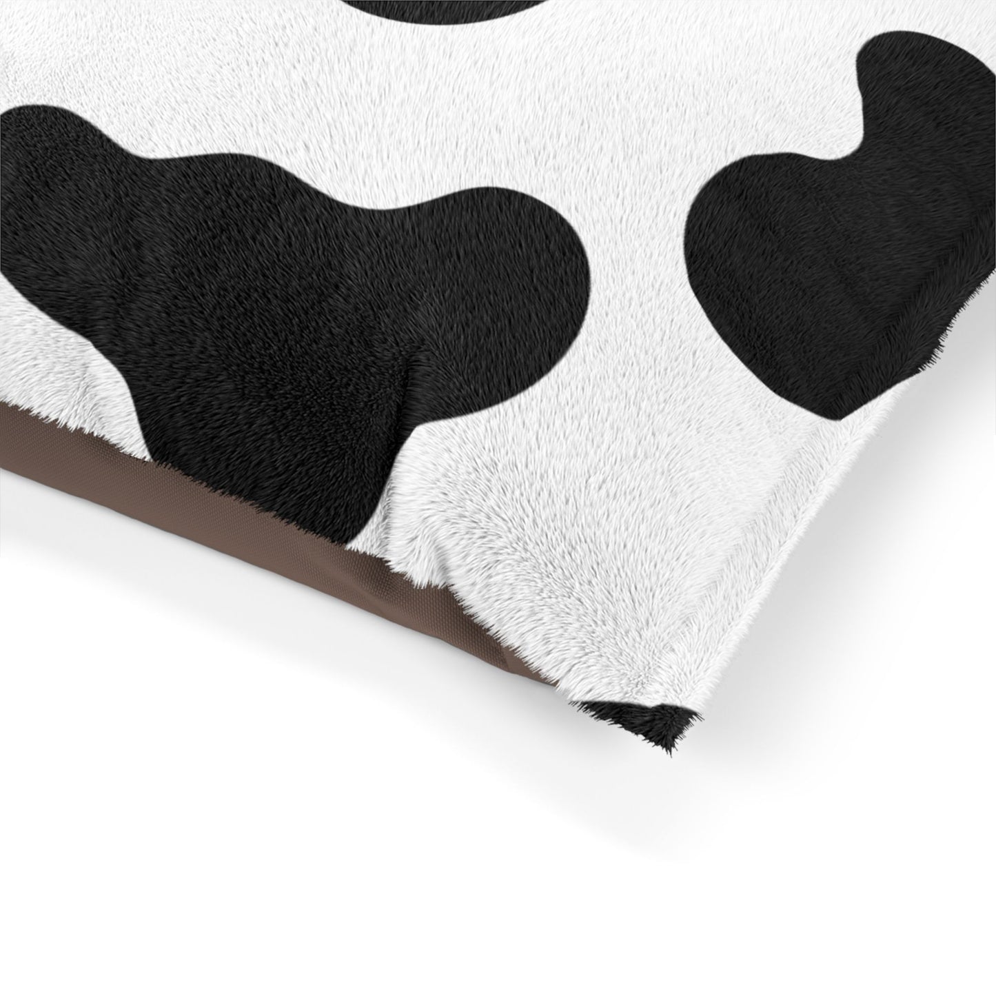 Cow Print Plush Pet Bed ๐
