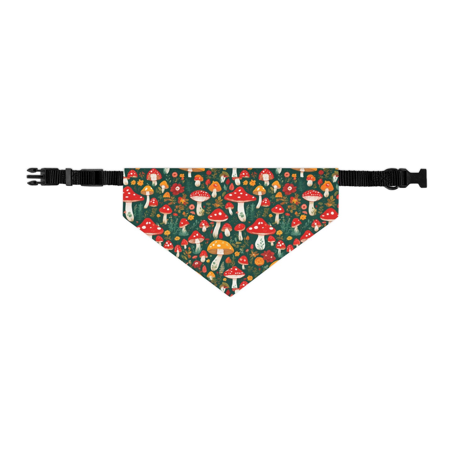 Mushroom Masterpiece Pet Bandana Collar ๐