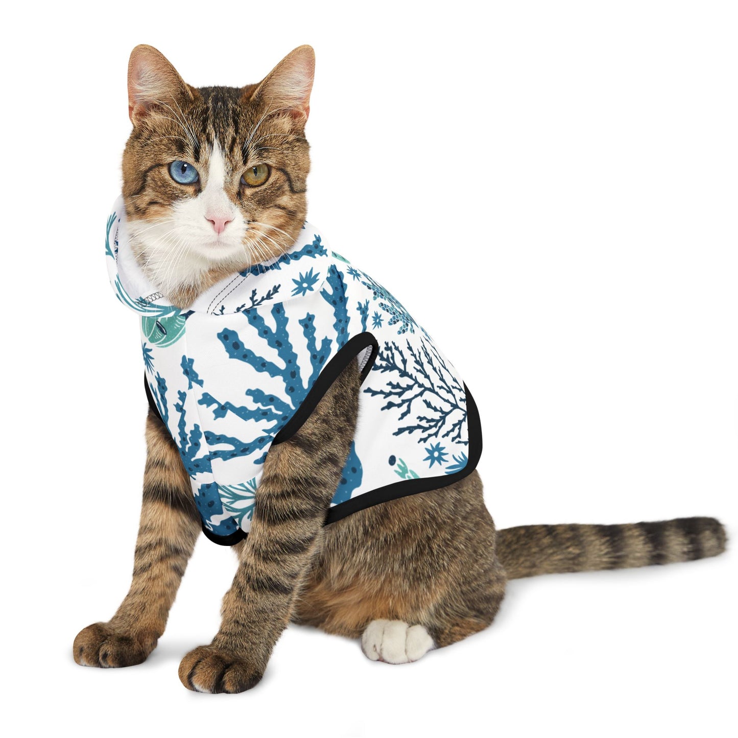 Coral Reef Pet Hoodie ๐