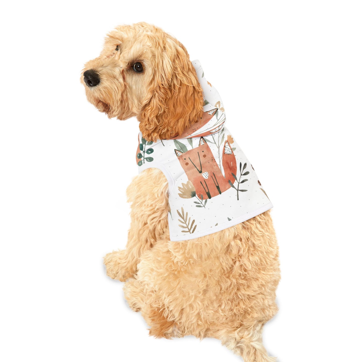 Fox Pattern Pet Hoodie π¦