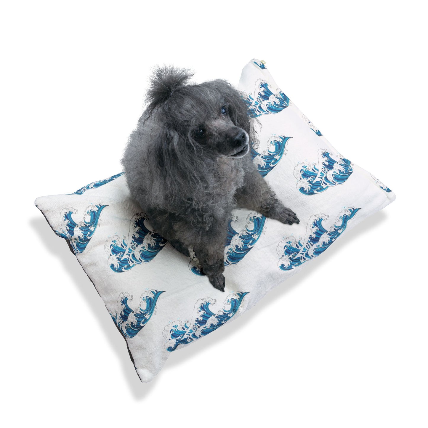 Ocean Waves Pet Bed ๐