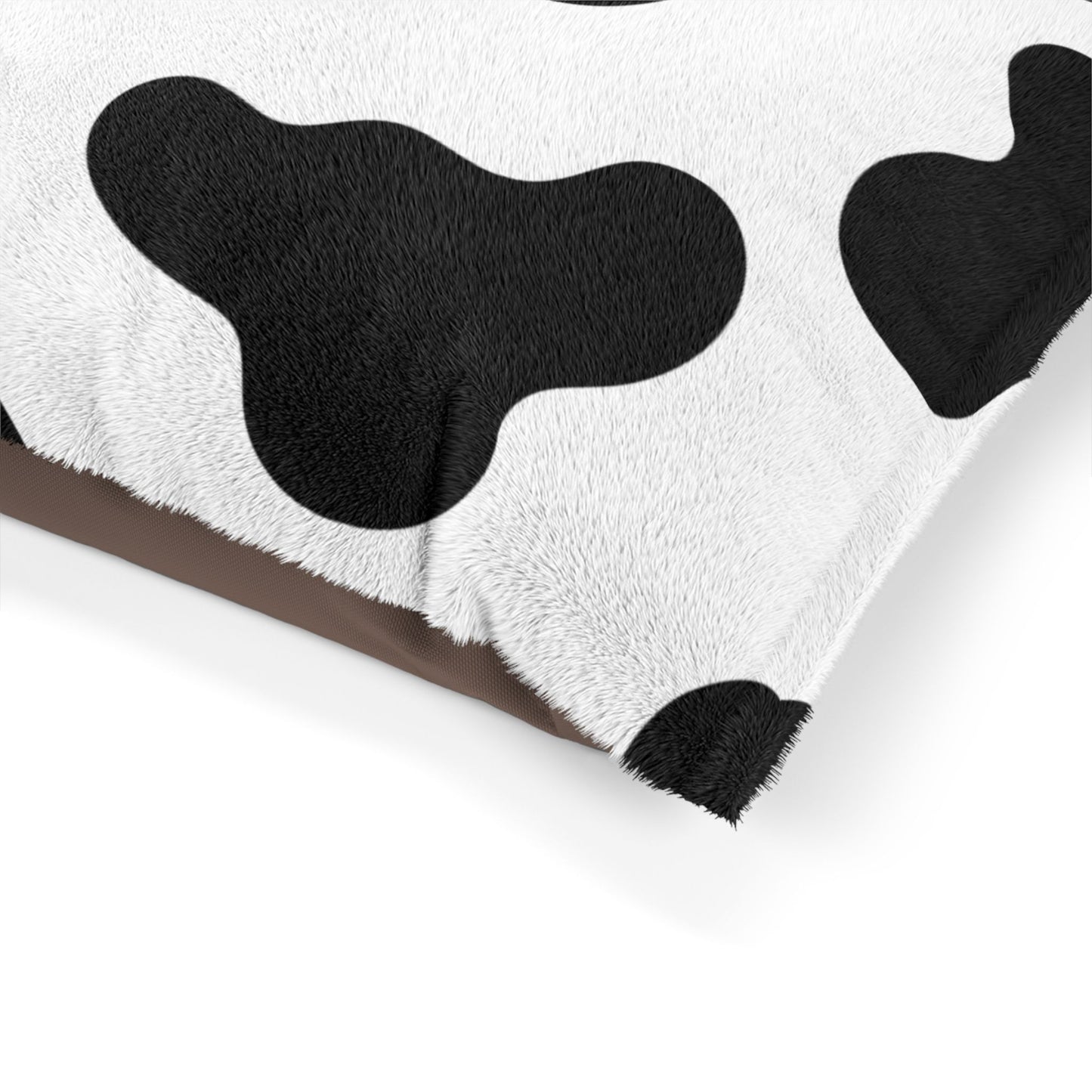 Cow Print Plush Pet Bed ๐