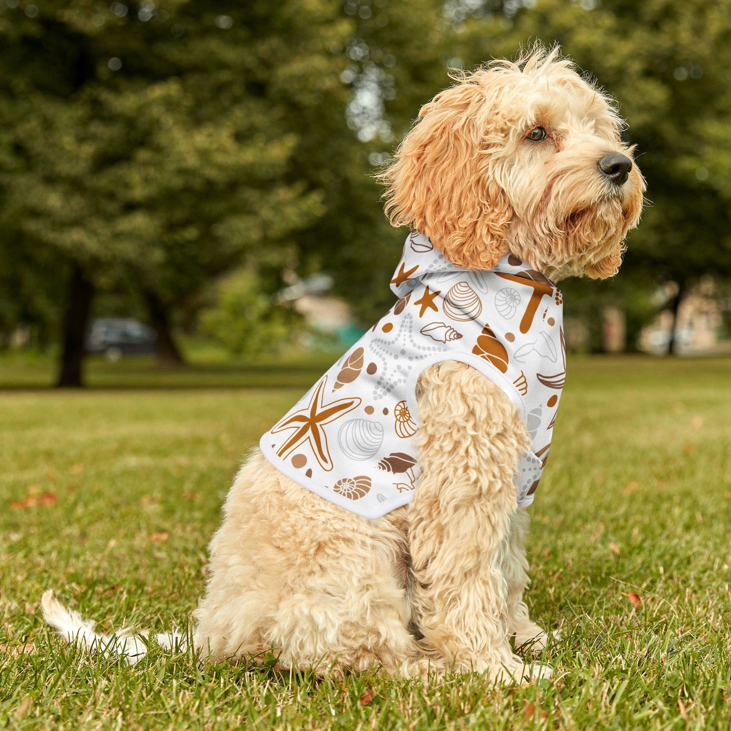 Seashore Pet Hoodie 🐚