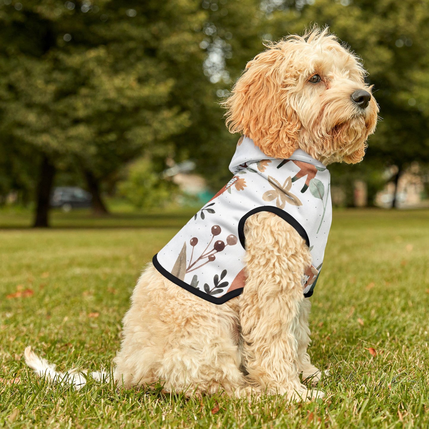 Fox Pattern Pet Hoodie π¦