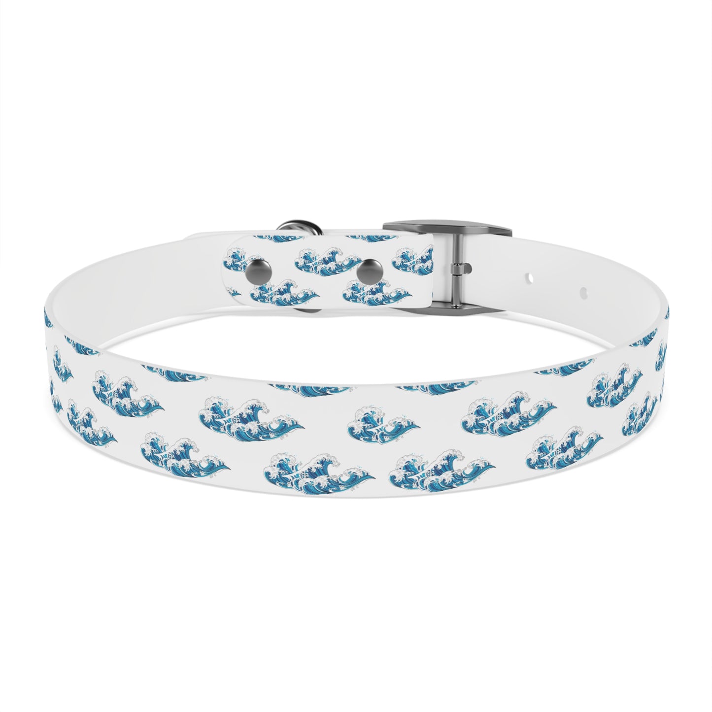 Wave Pattern Dog Collar π