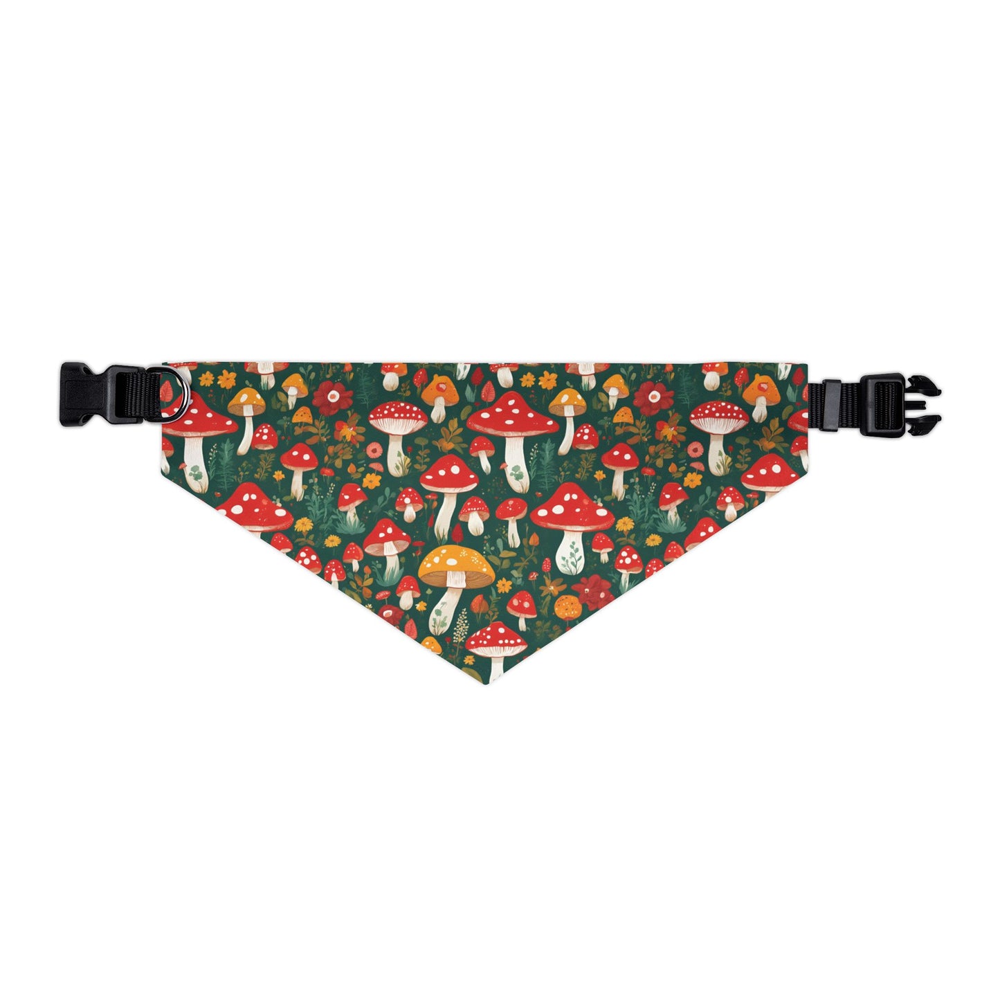 Mushroom Masterpiece Pet Bandana Collar ๐