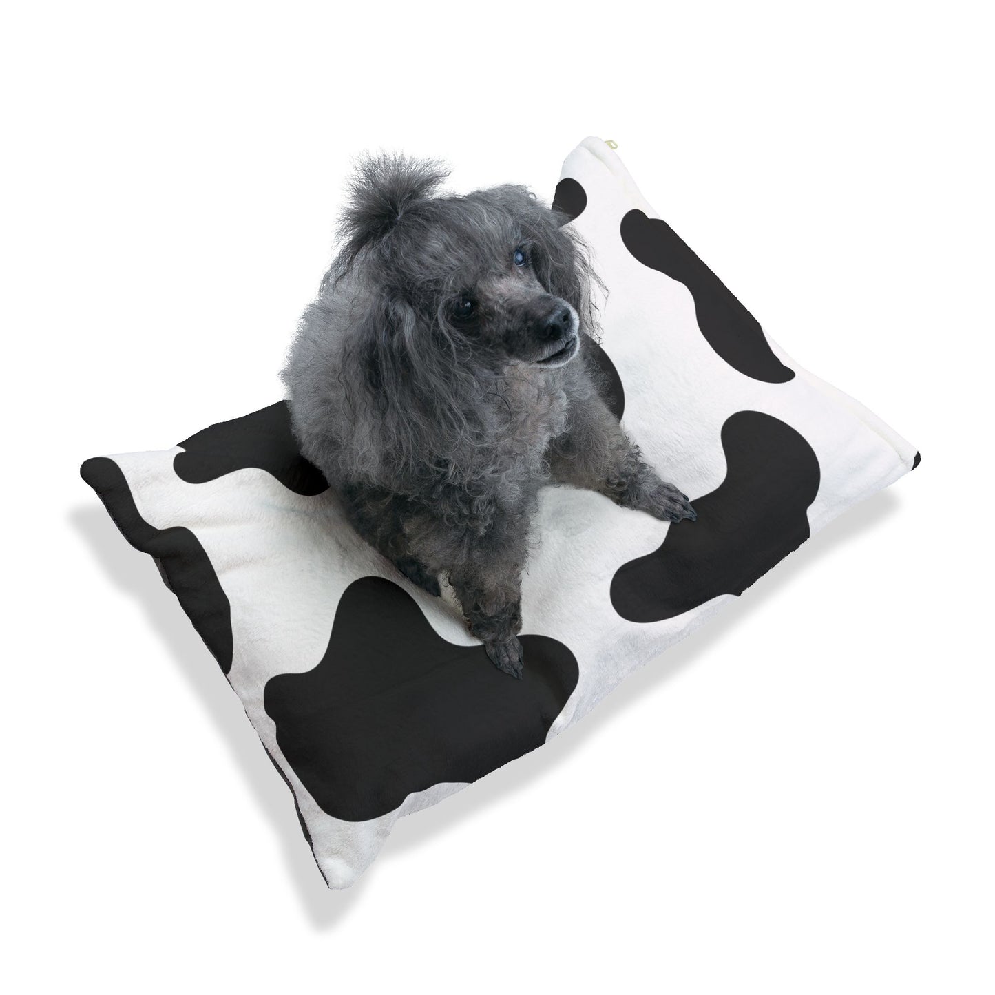 Cow Print Plush Pet Bed ๐