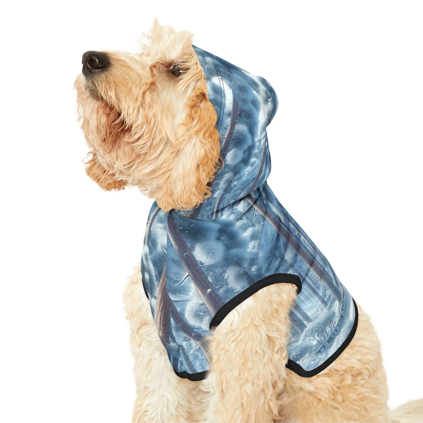 Snowy Forest Pet Hoodie βοΈπ²