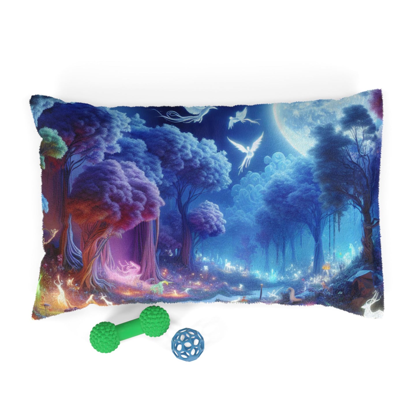 Mystical Moonlight Forest Pet Bed ๐