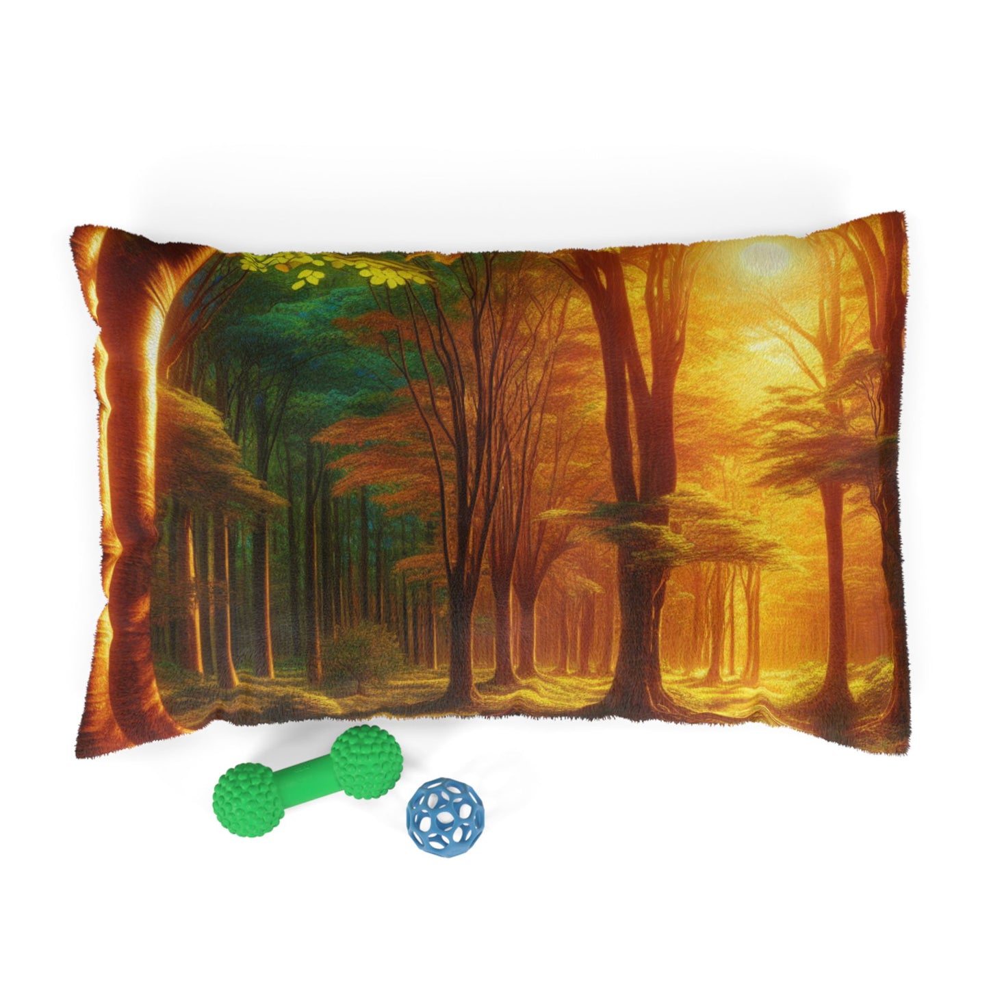 Tranquil Forest Pet Bed 🌲