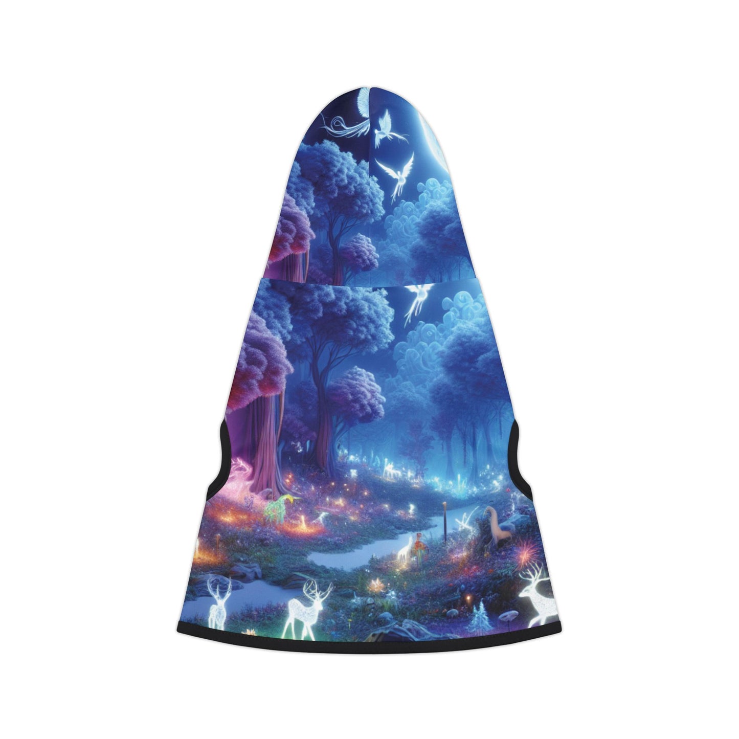 Mystical Moonlit Forest Pet Hoodie π