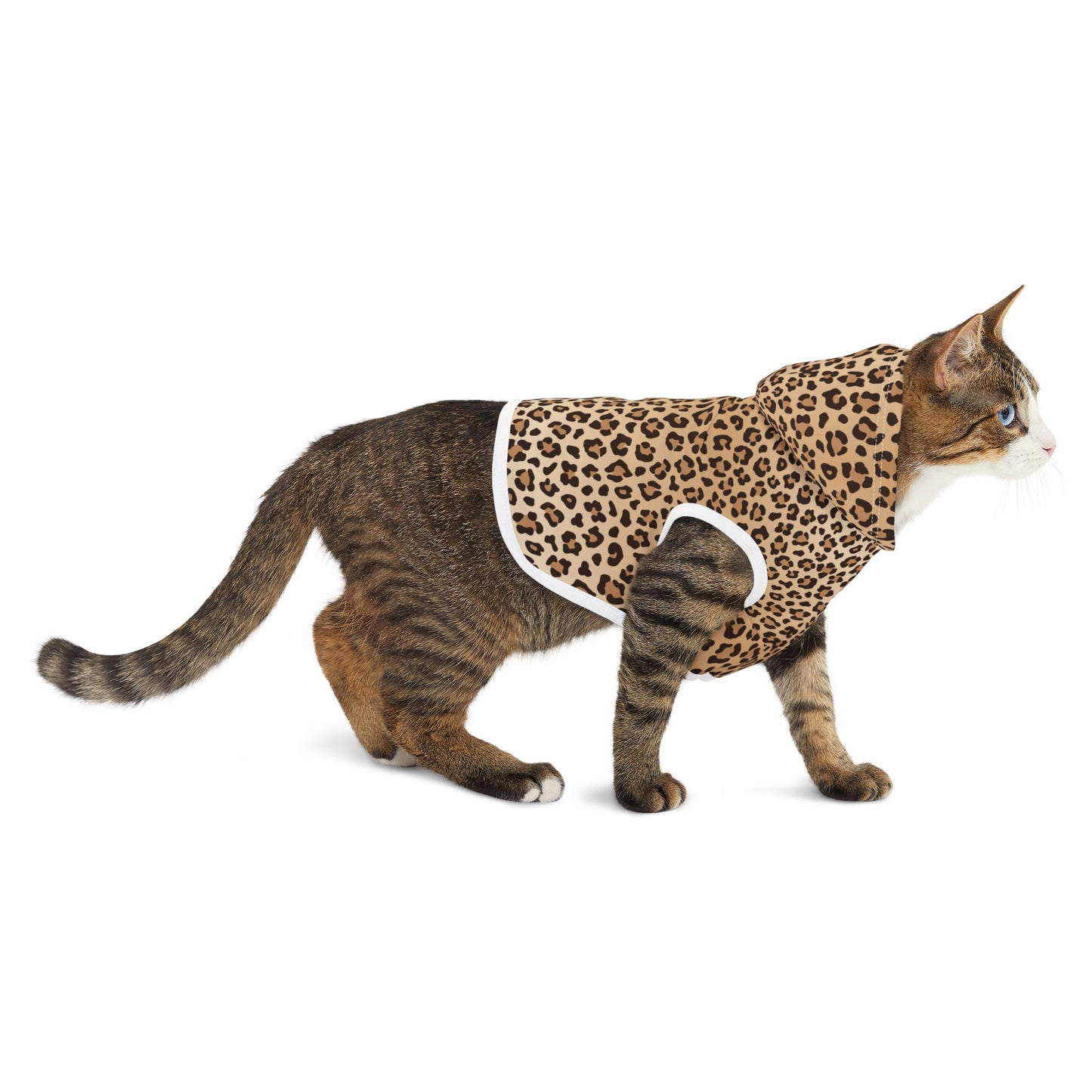 Leopard Print Pet Hoodie π