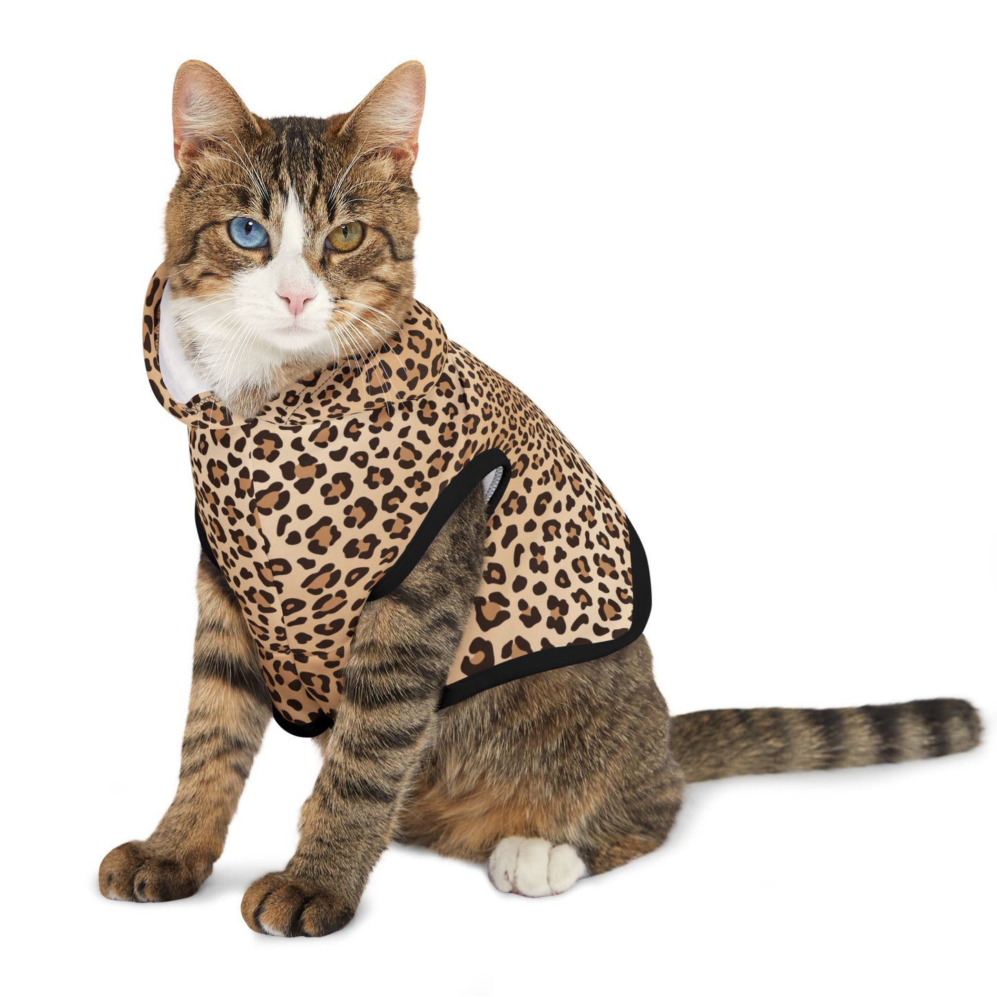 Leopard Print Pet Hoodie π