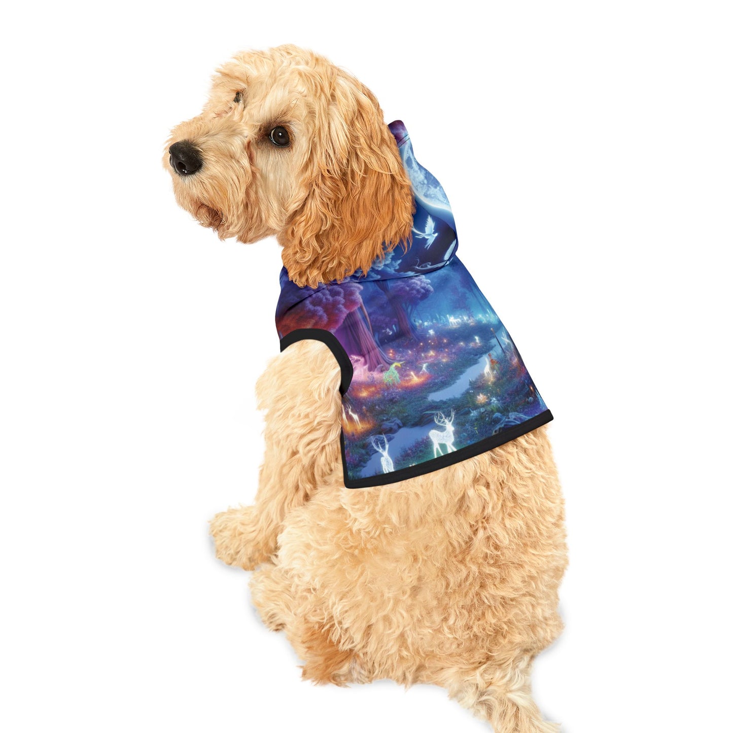 Mystical Moonlit Forest Pet Hoodie π