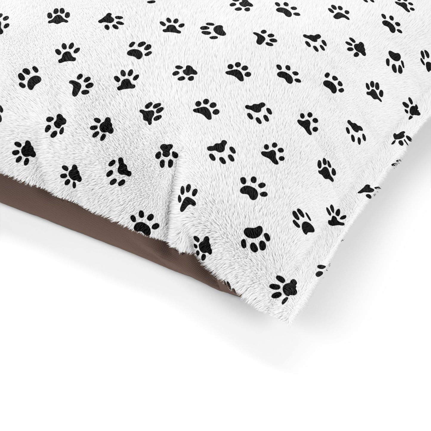 Pawfectly Plush Paw Print Pet Bed ๐พ