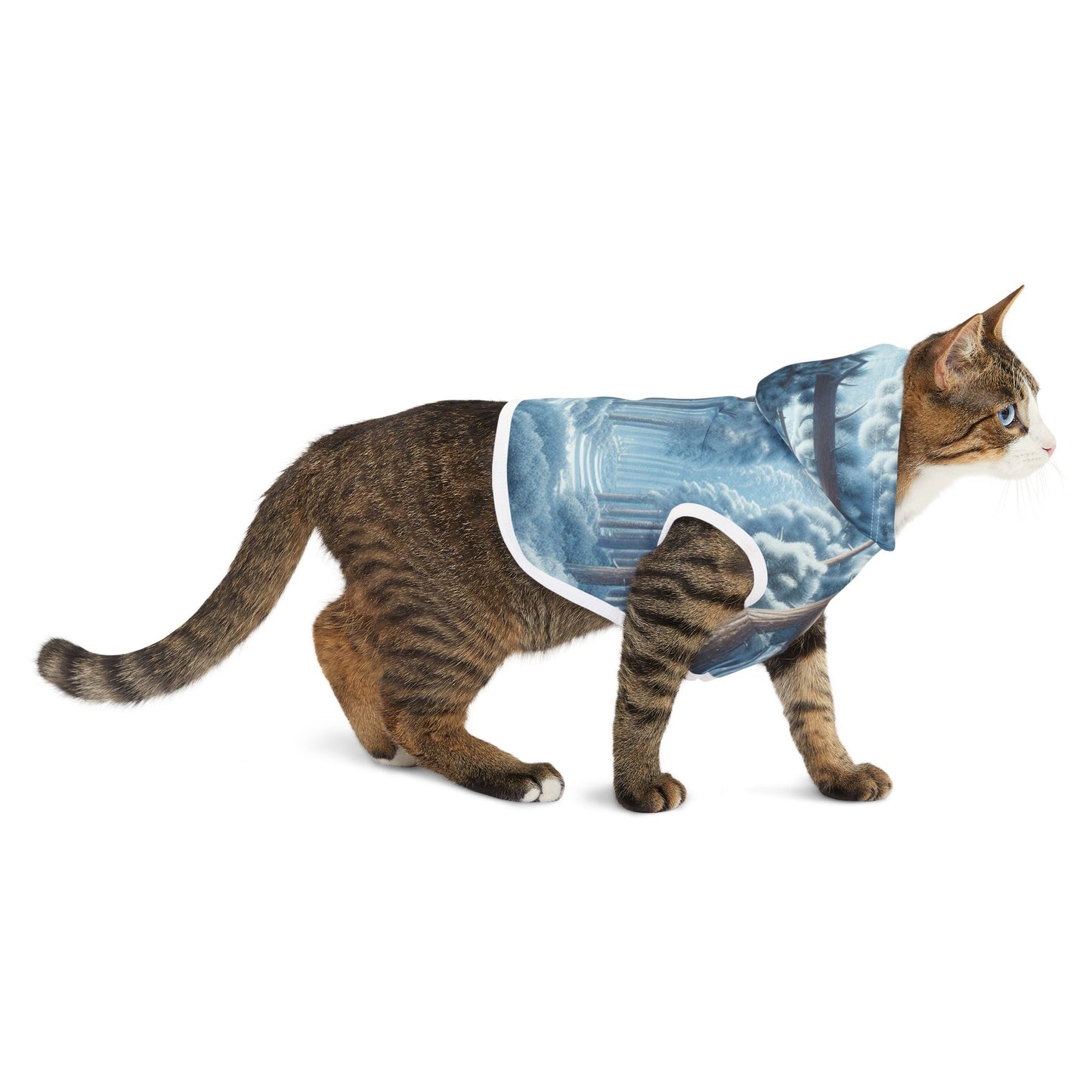 Snowy Forest Pet Hoodie βοΈπ²