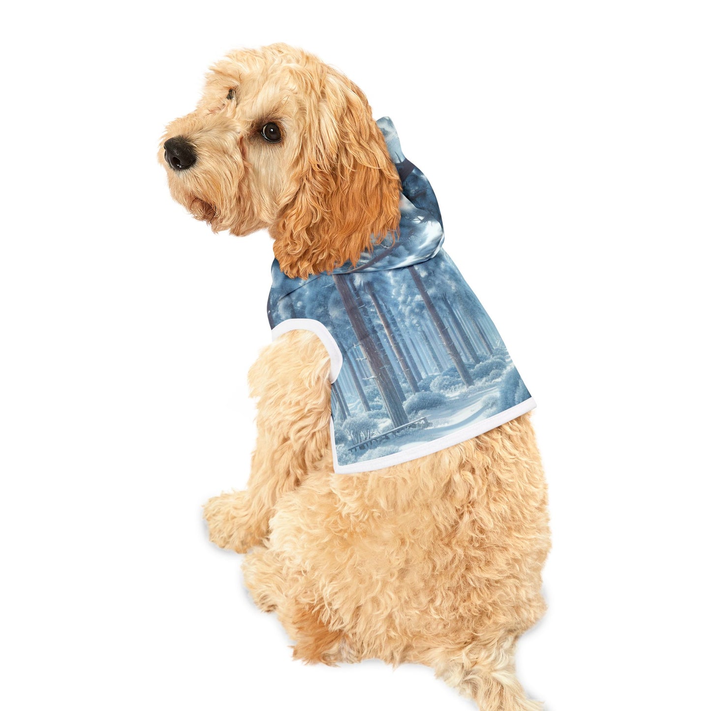 Snowy Forest Pet Hoodie βοΈπ²