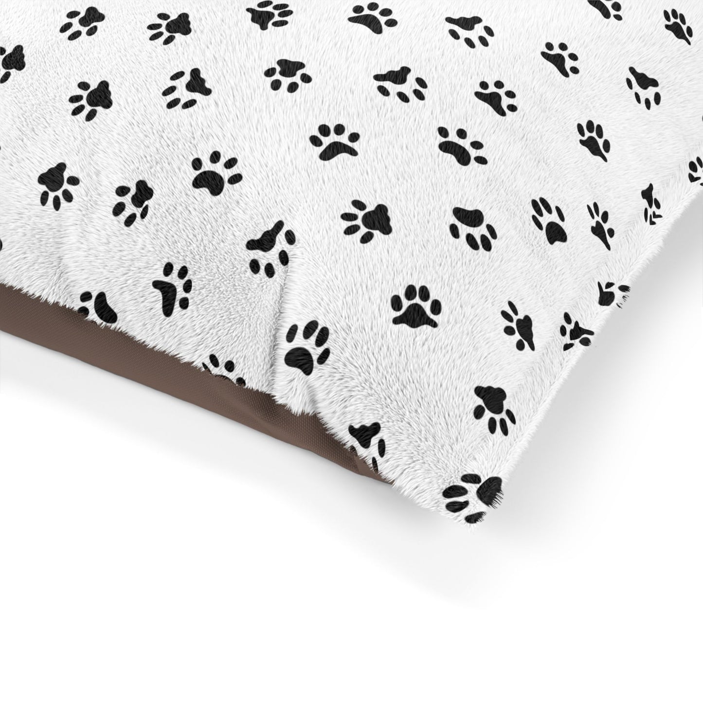 Pawfectly Plush Paw Print Pet Bed ๐พ