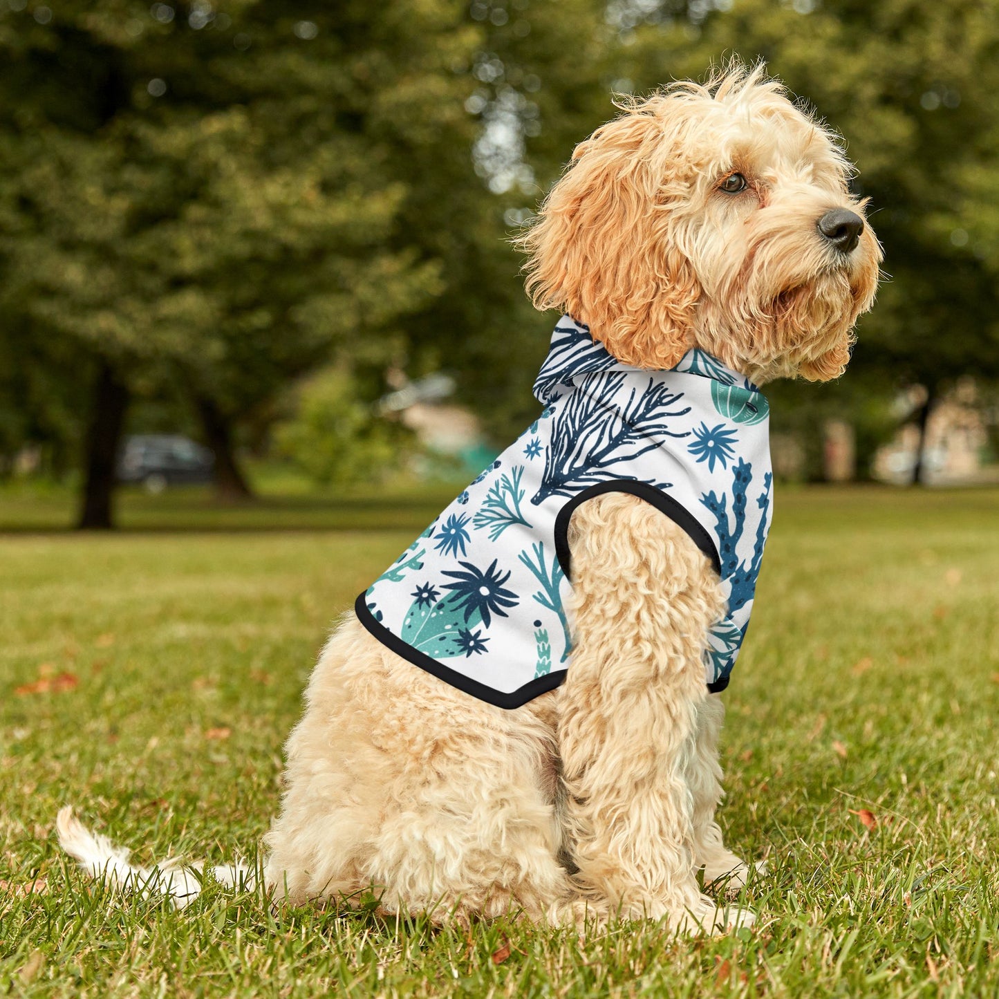 Coral Reef Pet Hoodie ๐