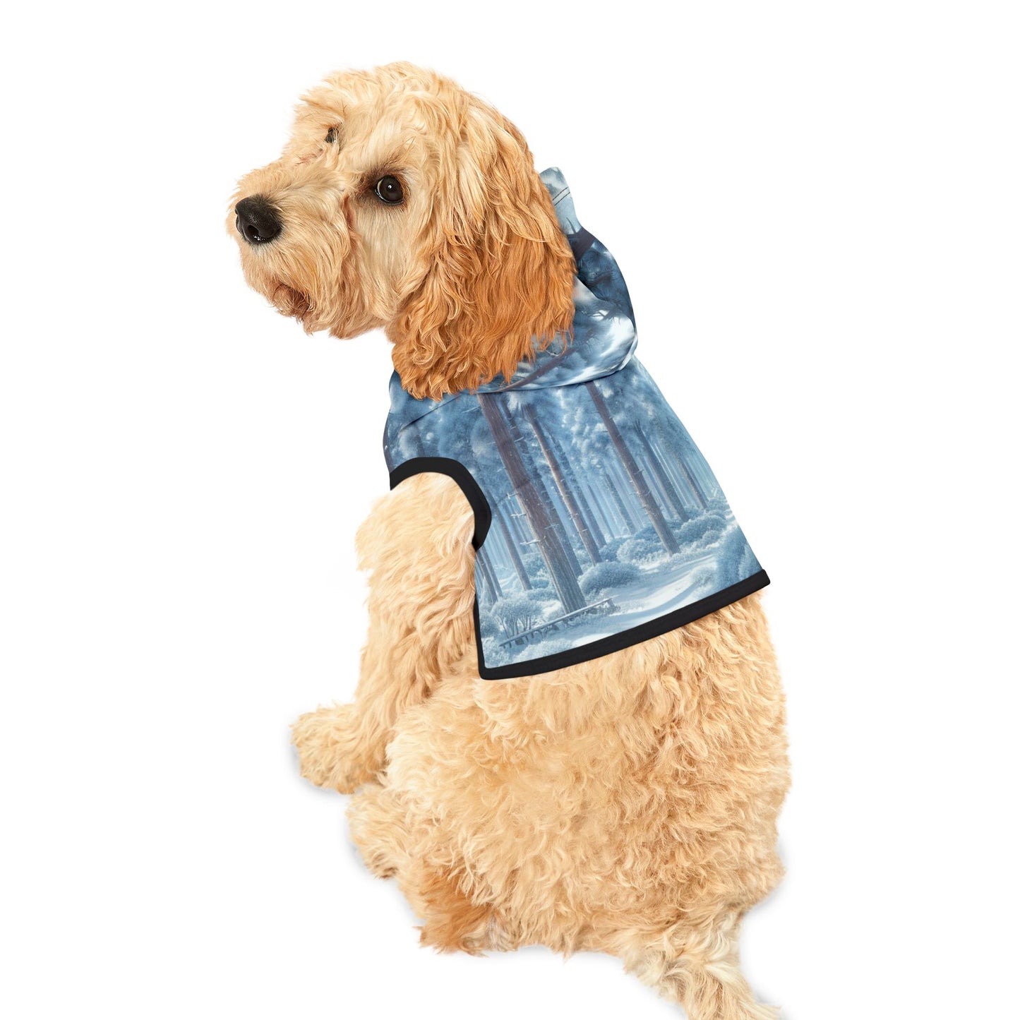 Snowy Forest Pet Hoodie βοΈπ²
