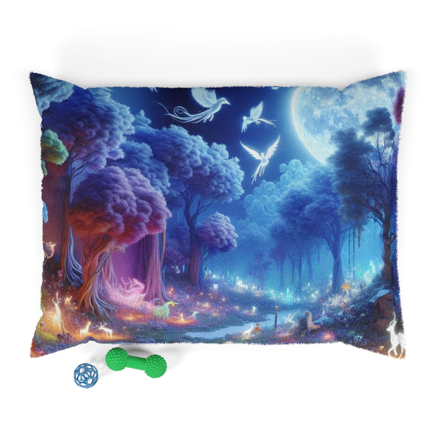 Mystical Moonlight Forest Pet Bed ๐