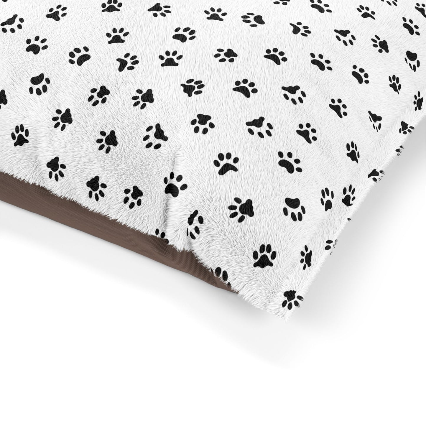Pawfectly Plush Paw Print Pet Bed ๐พ