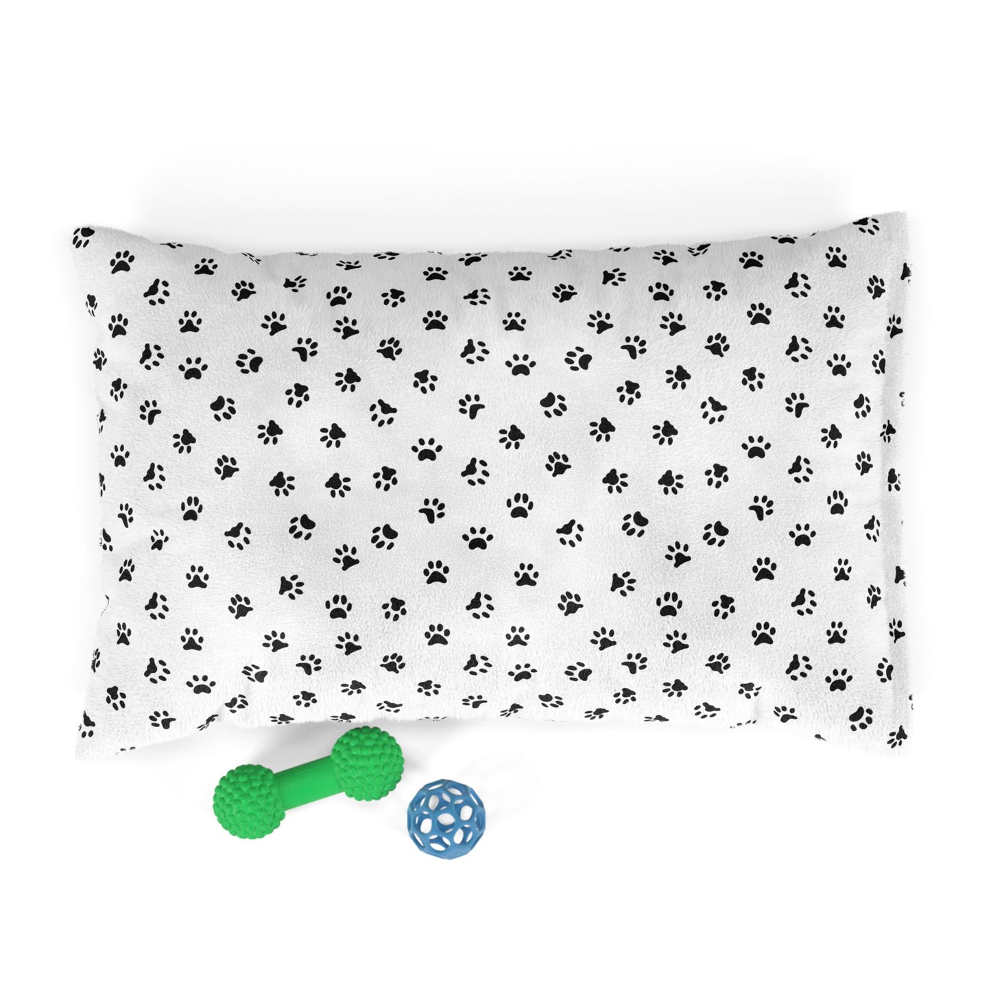 Pawfectly Plush Paw Print Pet Bed ๐พ
