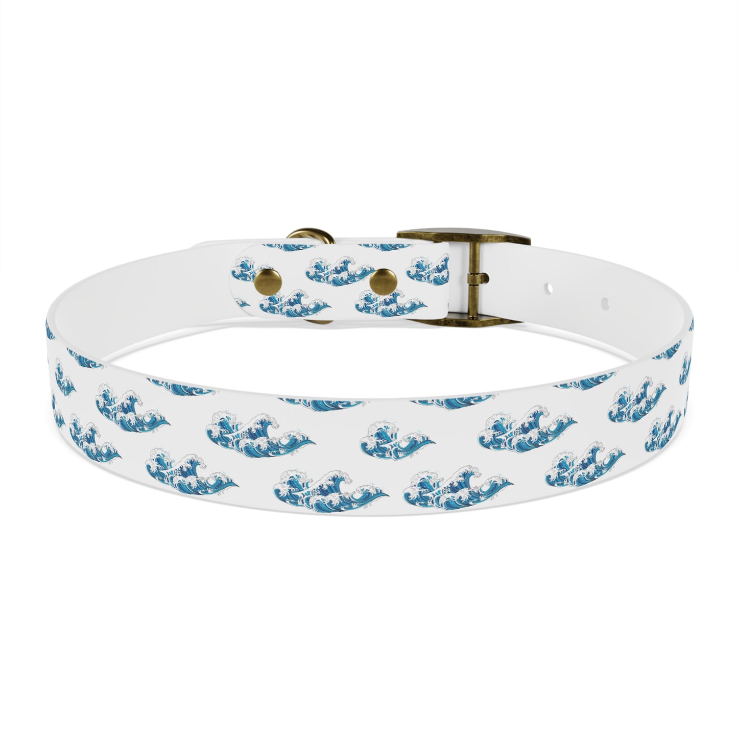 Wave Pattern Dog Collar π
